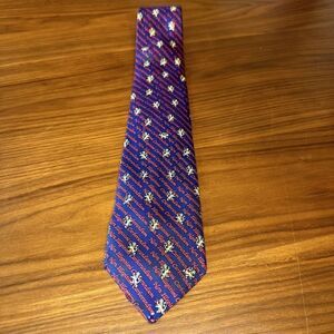 Vintage "Don't Let The Bastards..." Alynn Mens Tie Silk Patterned 1993 USA